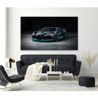 Bugatti Leinwand, Supercar, Super Car Leinwand Auto, Sportwagen, Kaufen, Druck, Rahmen Uk, Wandkunst, Großbritannien von WOANUK