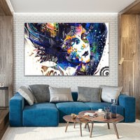 Frau Leinwand, Frau, Leinwand Abstrakt, Blumen, Floral, Kaufen, Leinwanddruck, Rahmen Uk, Wandkunst, Uk von WOANUK