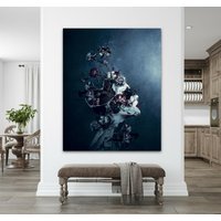 Frau Leinwand, Frau, Leinwand Abstrakt, Blumen, Floral, Kaufen, Leinwanddruck, Rahmen Uk, Wandkunst, Uk von WOANUK