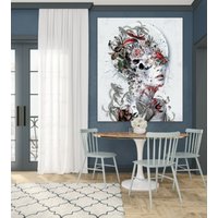 Frau Leinwand, Frau, Leinwand Abstrakt, Blumen, Kaufen, Druck, Rahmen Uk, Wandkunst, Uk von WOANUK