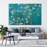 Leinwand Van Gogh, Bild, Foto, Farbe, Mandelblüte, Leinwand, Wandkunst, Leinwanddruck, Bilddruck, Vincent, Impressionismus von WOANUK