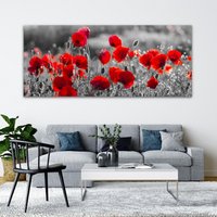 Mohnfeld Soldaten Memorials Fotografie Leinwand Wandkunst Bild Von Tapete Foto Shop Rahmen Home Interior Riesen Extra Groß von WOANUK