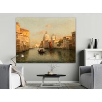 Venedig Leinwand, Venedig, Leinwand Italien, Stadt, Ölfarbe, Kauf Leinwanddruck, Rahmen Uk, Wandkunst, Uk von WOANUK