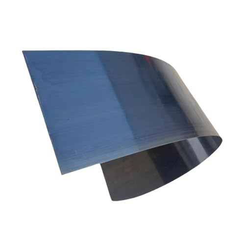 1 Stück blau gehärtetes Federstahlblech, 65Mn-Stahlstreifen, Dicke 0,15/1/2 mm, abgeschreckte Manganplatte(0.9x200x500mm) von WOATOHO