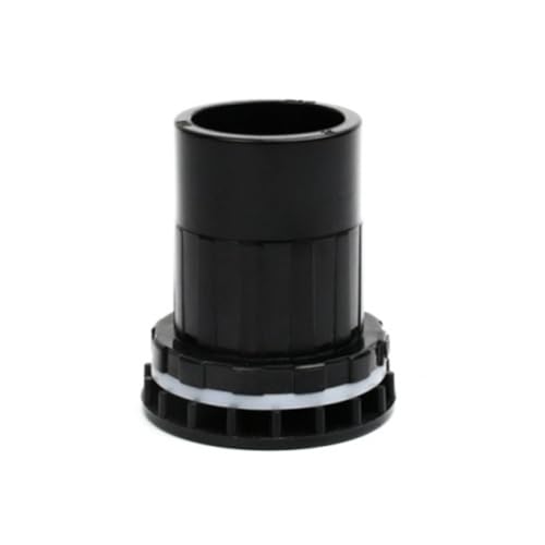 1 Stück gerader Einlass-/Auslass-/Überlaufanschluss, 20–50 mm, schwarzer PVC-Adapter for Aquarium-Entwässerungsanschlüsse(40mm) von WOATOHO