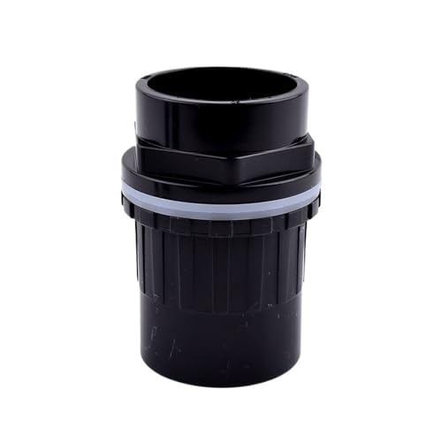 1 Stück schwarz ID 20~50 mm PVC-Rohr gerade Verbindung, Aquarium Fisch Tank Drainage Anschlüsse Wasserversorgung Armaturen(40mm) von WOATOHO