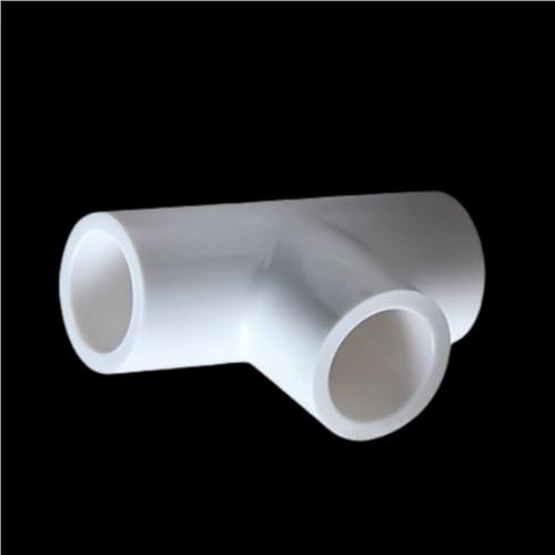 3-Wege/3D 4-Wege-Wasserrohrverbindungsstück aus weißem PVC, 16 mm Gewächshausrahmen-Gebäudeverbinder, 1 Stück(Black) von WOATOHO