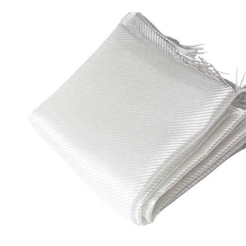 80/160/200 g/m², reißfestes Fiberglasgewebe, 1 m x 1 m, Glasfasergewebe, Köperstoff, 1 Stück(160) von WOATOHO