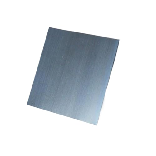 Gehärtetes 65Mn-Federstahlblech, flexibel, blaue Manganstreifen for Präzisionswerkzeuge, 2 Stück(0.6x100x100mm) von WOATOHO