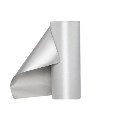 Silbernes Schutzabschirmgewebe, 1,1m x 1m x 0,08mm leitfähiges Gewebe for tragbare Geräte, 1Stk. von WOATOHO