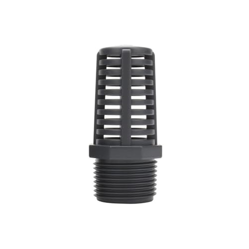 UPVC-Filterverbindung for Aquarium-Wasserpumpen, grau, Blumenkorb-Sieb, Wassereinlasssieb for Aquarien, 1 Stück(3/4 inch) von WOATOHO