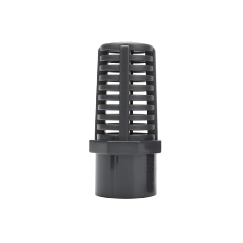 UPVC-Filterverbindung for Aquarium-Wasserpumpen, grau, Blumenkorb-Sieb, Wassereinlasssieb for Aquarien, 1 Stück(63mm) von WOATOHO
