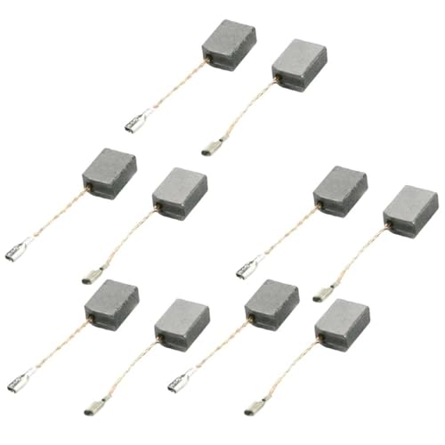 WOATOHO 5 Paar Kohlebürsten for Motor WU900/WU816/WU829 Winkelschleifer, Motorbürsten mit hoher Leitfähigkeit WOATOHO 5 Paar Kohlebürsten for Motor WU900/WU816/WU829 Winkelschleifer, Motorbürsten mit hoher Leitfähigkeit von WOATOHO