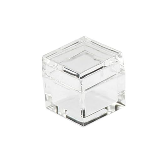 WOATOHO Hochtransparenter Acryl-Elementbehälter for 10-mm-Würfel, Vitrinen zur Elementaufbewahrung, 50 Stück von WOATOHO
