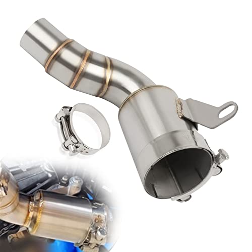 WOBBLO Auspuff Motorrad Für H&usqvarna 401 VITPILEN 125 250 2020 2021 2022 2023 SVARTPILEN 401 2022 Abgasaustritt Modify Catalyst Delete Link Pipe Kit von WOBBLO