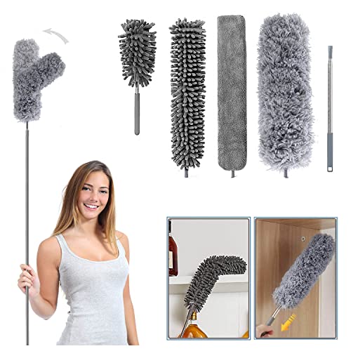5 Stücke Staubwedel Teleskop Staubwedel Waschbar Staubwedel Straußenfedern Staubwedel lang Ausziehbar Max.Lang 25-256cm Staubbesen für Hohe Deckenventilator Spinnweben für Alle Duster Oberflächen 5 Stücke Staubwedel Teleskop Staubwedel Waschbar Staubwedel Straußenfedern Staubwedel lang Ausziehbar Max.Lang 25-256cm Staubbesen für Hohe Deckenventilator Spinnweben für Alle Duster Oberflächen von WOBENKE