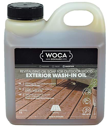 WOCA Außen Ölwäsche Exterior Wash-In Oil 1,0 Liter von WOCA