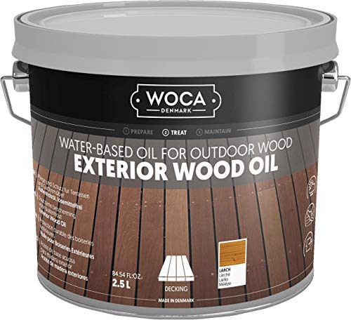 WOCA 617955A Exterior Öl, Lärche 2,5 L von WOCA