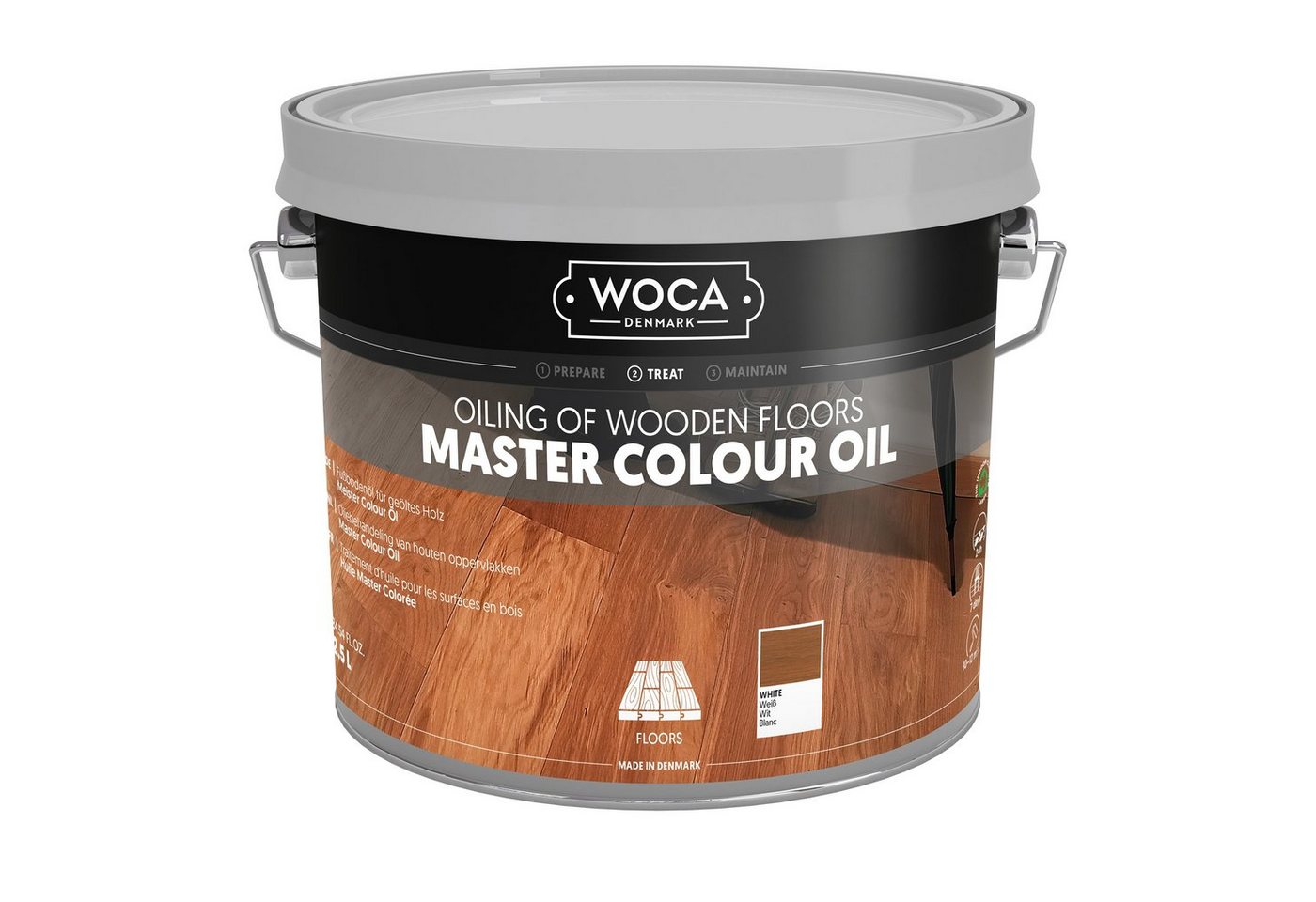 WOCA Holzöl Meister Bodenöl, verschiedene Farben von WOCA