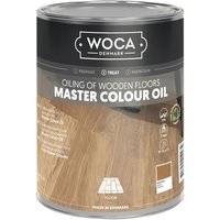 Woca - Meister Colour Holzöl Pflegeöl bietet Farbe und Schutz weiß 1 Liter von WOCA