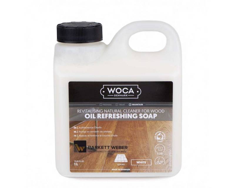 WOCA Woca Oil Refreshing Soap Weiß - 1 Liter Parkettreiniger von WOCA