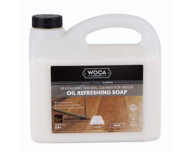 WOCA Woca Oil Refreshing Soap Weiß - 2,5 Liter Parkettreiniger von WOCA