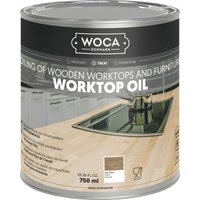 Woca - Arbeitsplattenöl Holzöl (Schutz gegen Wasser und Schmutz) weiß 0,75 Liter von WOCA