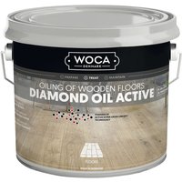 Woca - Diamant Aktiv Öl Holzbodenöl Pflegeöl für alle Holzarten natur 2,5 Liter von WOCA