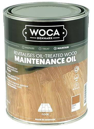 Woca Pflegeöl natur 1l Pflegeöl für geölte Parkett- und Holzfußböden von WOCA