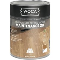 Woca - Pflegeöl zur Holzbodenpflege von allen geölten Holzböden weiß 1 Liter von WOCA
