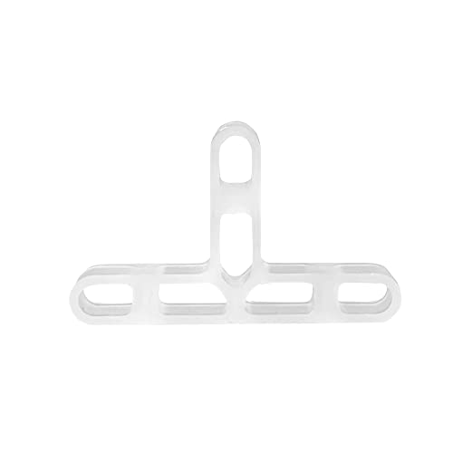 Küche Wandabstandshalter Fliesen Nivellierclips 6,0 mm (0,25 Zoll) Espaciadores Ee Azuleios Keramik Nivellierabstandshalter Bodenabstandshalter Plattenabstandshalter (Transparente Farbe) von WOCOYO