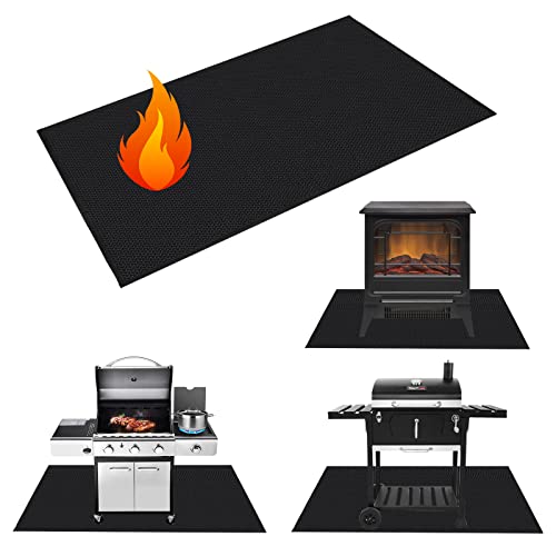 WOCVRYY 130x160cm Grillmatte Bodenschutz BBQ-Bodenschutzmatte Feuerschalenmatte Gasgrillmatte Unter Fireproof Underlay Wiederverwendbar,Antihaft-Material,Anti-Fall,Leicht zu reinigen und wasserdicht WOCVRYY 130x160cm Grillmatte Bodenschutz BBQ-Bodenschutzmatte Feuerschalenmatte Gasgrillmatte Unter Fireproof Underlay Wiederverwendbar,Antihaft-Material,Anti-Fall,Leicht zu reinigen und wasserdicht von WOCVRYY