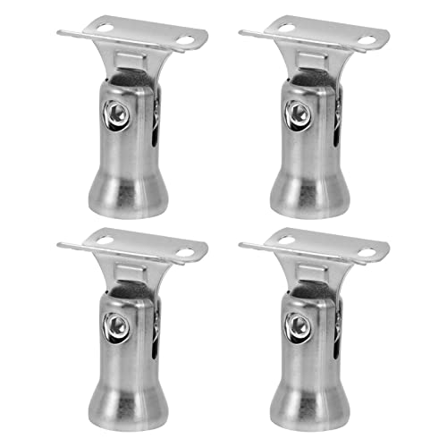 4 Stück Edelstahlgeländer-Handlaufstütze Treppe Säule-bewegliches Kopfteil 4 Stück Edelstahlgeländer-Handlaufstütze Treppe Säule-bewegliches Kopfteil von WODBAJ