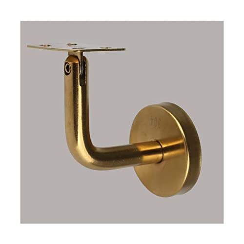 5x Handlauf Bannister Heavy Duty Handlaufstütze Antik Unterstützung Treppenschienenträger Befestigung 60x60mm (beweglicher Flachbogen) von WODBAJ