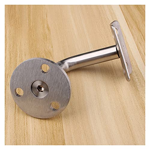 Edelstahl Wandhalter Geländer Verbinder Halterung Treppe Wandhalter Geländer Handlauf Handlauf Handlauf (Farbe: flach 60 80 mm) (flach 60 60 mm) von WODBAJ