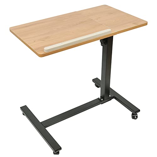 WODFARR Laptop-Schreibtisch, Rolltisch, Computertisch, Arbeitsplatz, Rollsofa, für Laptop, zusammenklappbar, mit 4 Rollen, 60 x 34,5 x 58 – 90 cm, Holzfarbe WODFARR Laptop-Schreibtisch, Rolltisch, Computertisch, Arbeitsplatz, Rollsofa, für Laptop, zusammenklappbar, mit 4 Rollen, 60 x 34,5 x 58 – 90 cm, Holzfarbe von WODFARR
