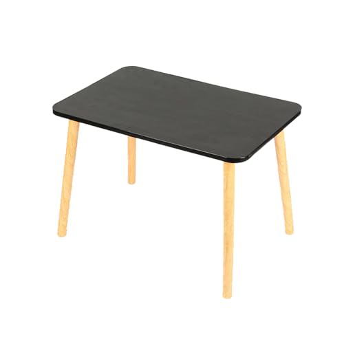 WODFARR Skandinavischer Couchtisch, Kaffeetisch, Schlafzimmer, Büro, Kaffee, quadratisch, 60 x 40 x 40 cm, Schwarz WODFARR Skandinavischer Couchtisch, Kaffeetisch, Schlafzimmer, Büro, Kaffee, quadratisch, 60 x 40 x 40 cm, Schwarz von WODFARR