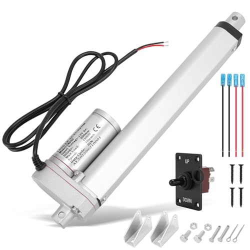 WODHMIEY 1500N Linearantrieb,100/200/300 mm DC 12V Elektrozylinder Set mit manuellem Schalter IP65 10 mm/s Hubmotor für Fensteröffner Sofas Pflegebetten Türen Industrieanlagen DIY Auto Möbel Heben WODHMIEY 1500N Linearantrieb,100/200/300 mm DC 12V Elektrozylinder Set mit manuellem Schalter IP65 10 mm/s Hubmotor für Fensteröffner Sofas Pflegebetten Türen Industrieanlagen DIY Auto Möbel Heben von WODHMIEY