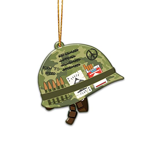 WODORO Veteranen Weihnachten Ornament, US Armee Weihnachten Ornament, Veteranen Geschenke, Militär Ornament, American Soldier Weihnachtsschmuck, Geschenk für Veteranen, Amerikanische Flagge Ornament WODORO Veteranen Weihnachten Ornament, US Armee Weihnachten Ornament, Veteranen Geschenke, Militär Ornament, American Soldier Weihnachtsschmuck, Geschenk für Veteranen, Amerikanische Flagge Ornament von WODORO