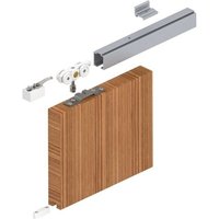 Woelm - helm 140 Garnitur m. Winkeln EV1 eloxiert, Schiene 2500 mm, 9 Winkel von WOELM