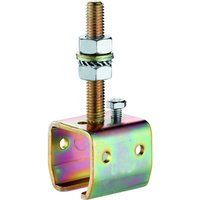 Helm - 504 Befestigungsmuffen kombination mit Winkelbefestigung verzinkt gelb von HELM