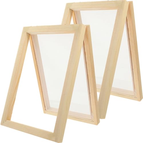 WOFASHPURET 2 Stück Holzrahmen Zur Papierherstellung Papierherstellungsform DIY-Rahmen Papierherstellungsschirm Für DIY-Handwerk Schule Klassenzimmer Kunstprojekte Kinder Und Erwachsene 18 X WOFASHPURET 2 Stück Holzrahmen Zur Papierherstellung Papierherstellungsform DIY-Rahmen Papierherstellungsschirm Für DIY-Handwerk Schule Klassenzimmer Kunstprojekte Kinder Und Erwachsene 18 X von WOFASHPURET