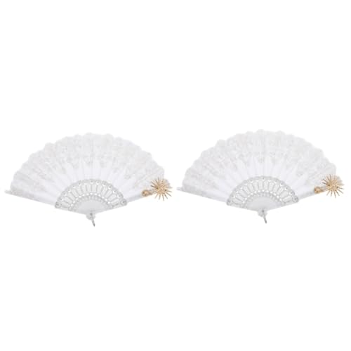 WOFASHPURET 2 Stück Spitzenfächer Spitzen Handfächer Handfächer Damen Faltfächer Spitzen Faltfächer Stofffächer Chinesische Faltfächer Vintage Handfächer Handfächer Für Erwachsene WOFASHPURET 2 Stück Spitzenfächer Spitzen Handfächer Handfächer Damen Faltfächer Spitzen Faltfächer Stofffächer Chinesische Faltfächer Vintage Handfächer Handfächer Für Erwachsene von WOFASHPURET