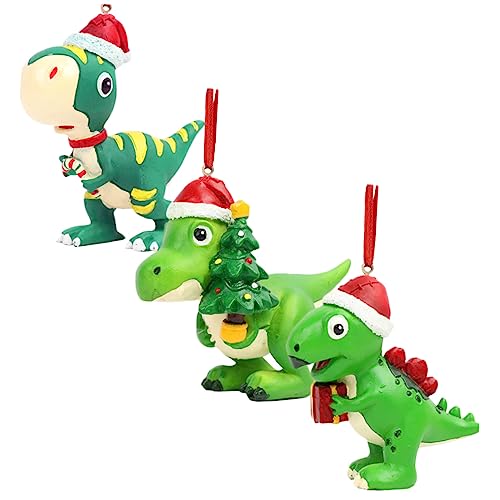WOFASHPURET 3stücke Teiliges Weihnachtsornament Dinosaurier-hängedekorationen Für Festliche Anlässe Für Weihnachten Partys Kreative Raumdekoration WOFASHPURET 3stücke Teiliges Weihnachtsornament Dinosaurier-hängedekorationen Für Festliche Anlässe Für Weihnachten Partys Kreative Raumdekoration von WOFASHPURET