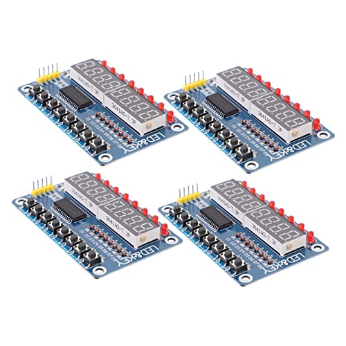 WOFASHPURET 4stücke Led Display Mit Tasten Für Mikrocontroller Digitale Anzeigeeinheit Für Avr Projekte Einfache Verbindung Ressourcensparend Und Praktisch WOFASHPURET 4stücke Led Display Mit Tasten Für Mikrocontroller Digitale Anzeigeeinheit Für Avr Projekte Einfache Verbindung Ressourcensparend Und Praktisch von WOFASHPURET
