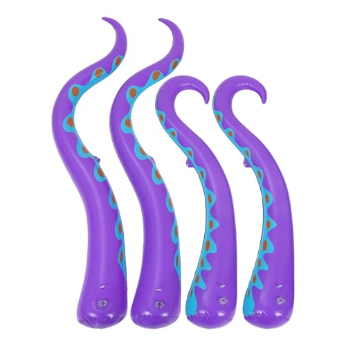 WOFASHPURET 4 aufblasbare Oktopus-Tentakel: Aufblasbarer Oktopus für Halloween – realistische Fensterdekoration – wiederverwendbar für Partys und Dekorationen mit Meeresmotiven WOFASHPURET 4 aufblasbare Oktopus-Tentakel: Aufblasbarer Oktopus für Halloween – realistische Fensterdekoration – wiederverwendbar für Partys und Dekorationen mit Meeresmotiven von WOFASHPURET