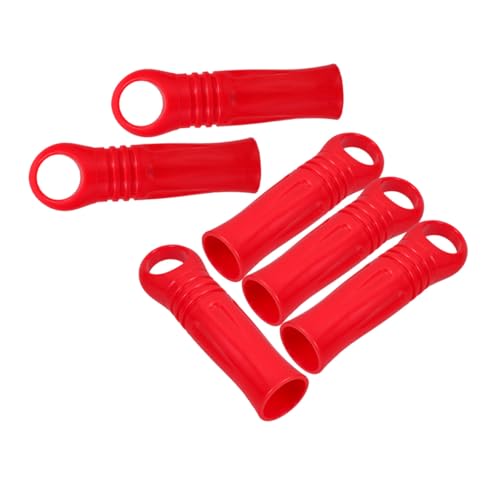 WOFASHPURET 6 Stück Mopphandgriff Ersatz Endkappen aus Robustem Kunststoff Schnellmontage Kompatibel mit Stiel Langlebige Endstücke für Wischmopp und Besen Praktische Griffabdeckung zur von WOFASHPURET