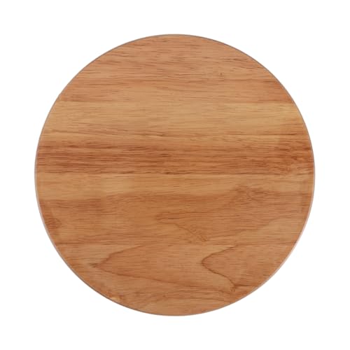WOFASHPURET Barhocker Aus Holz Holzhocker Gartenhocker Ersatz Für Barhocker Teile Für Runden Hocker Kissenbezug Hockersitz Ersatz Für Holzhocker Holzhocker Stuhl Holzplatte Beige von WOFASHPURET