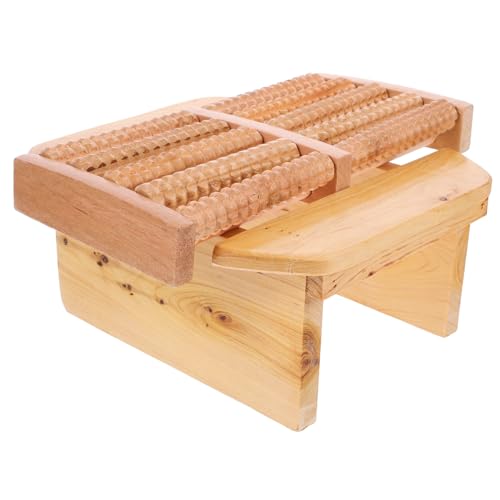 WOFASHPURET Fußhocker mit Massagefunktion Rutschfester Fußstütze für Sauna Bad Multifunktionale Fußbank mit Hoher Tragfähigkeit zum Entspannen für Fußmassage WOFASHPURET Fußhocker mit Massagefunktion Rutschfester Fußstütze für Sauna Bad Multifunktionale Fußbank mit Hoher Tragfähigkeit zum Entspannen für Fußmassage von WOFASHPURET