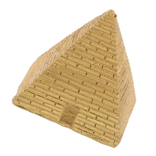 WOFASHPURET Pyramidenstatuendekor Aus Kunstharz Miniatur-pyramidenfigur Alten Ägypten Stil-Dekoration Für Bücherregal Einzigartig Und Kreativ Ornament Für Büro Und Zuhause Antik Und Dekorativ von WOFASHPURET